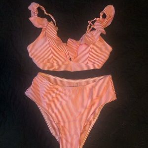 Ruffle/Mid Waist Bikini